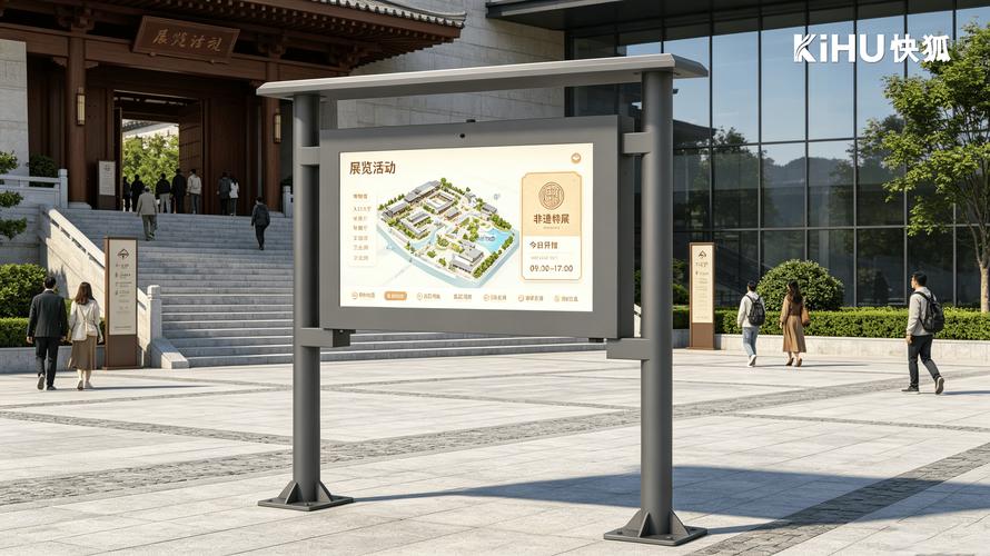 kihu快狐|android系统广告机壁挂式写字楼广告一体机厂商