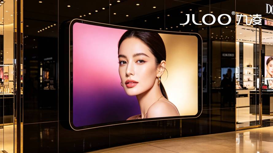 九凌jloo 98寸超薄高色域广告机厂家超清户外亮化与市政发布系统